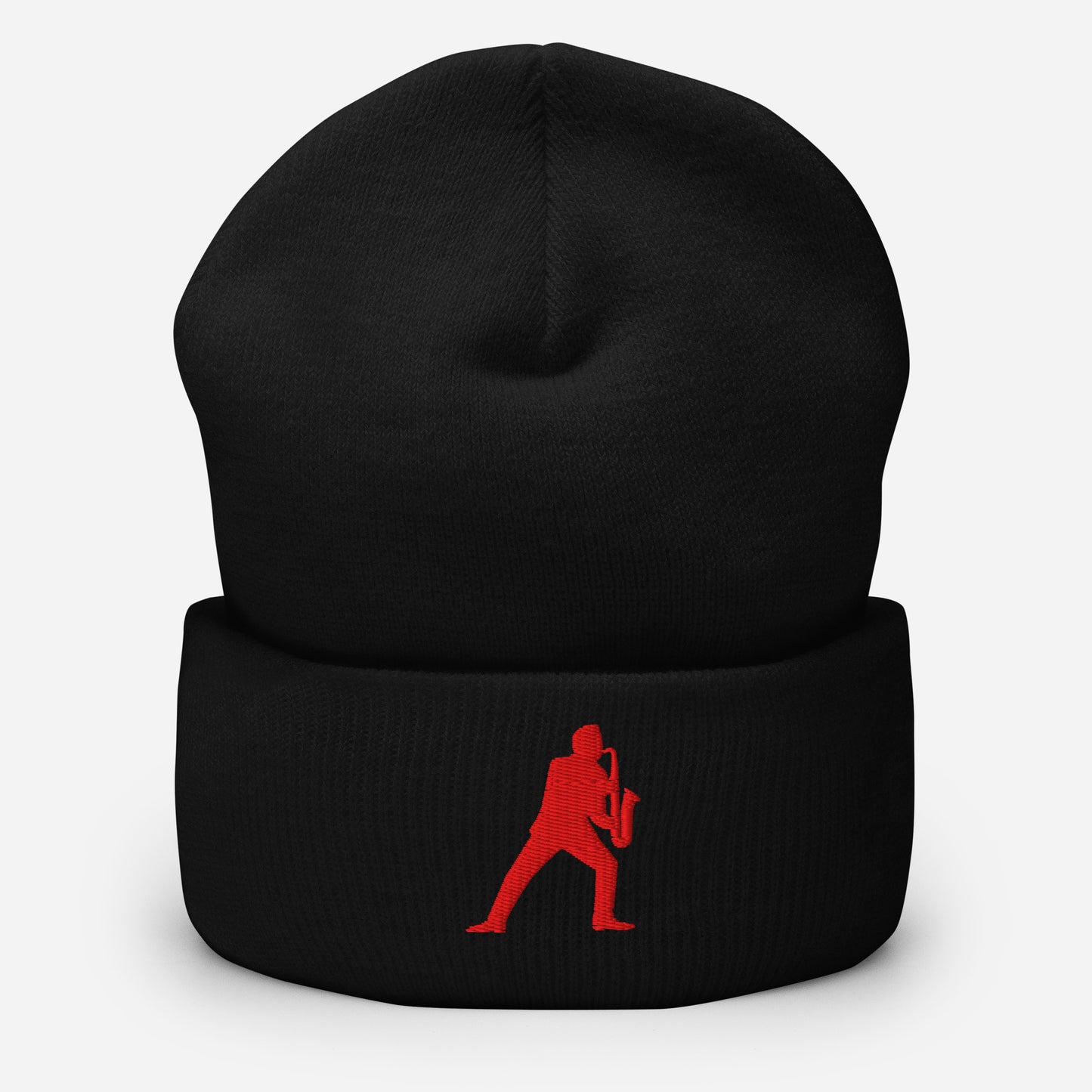 Black Sax Man Beanie