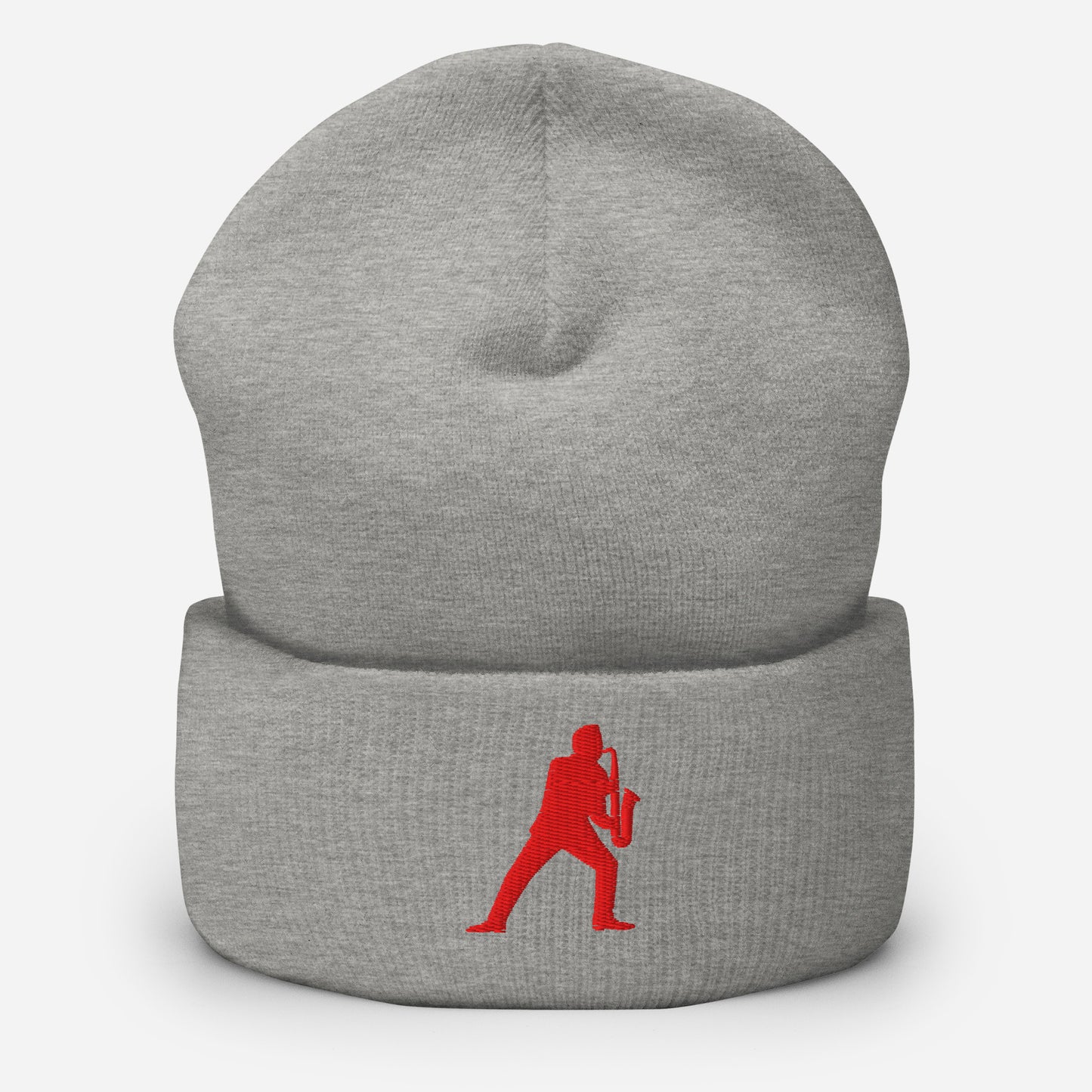 Grey Sax Man Beanie