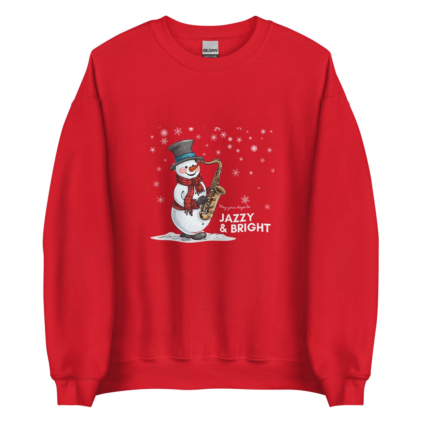 Snowman Jazzy & Bright Unisex Sweatshirt