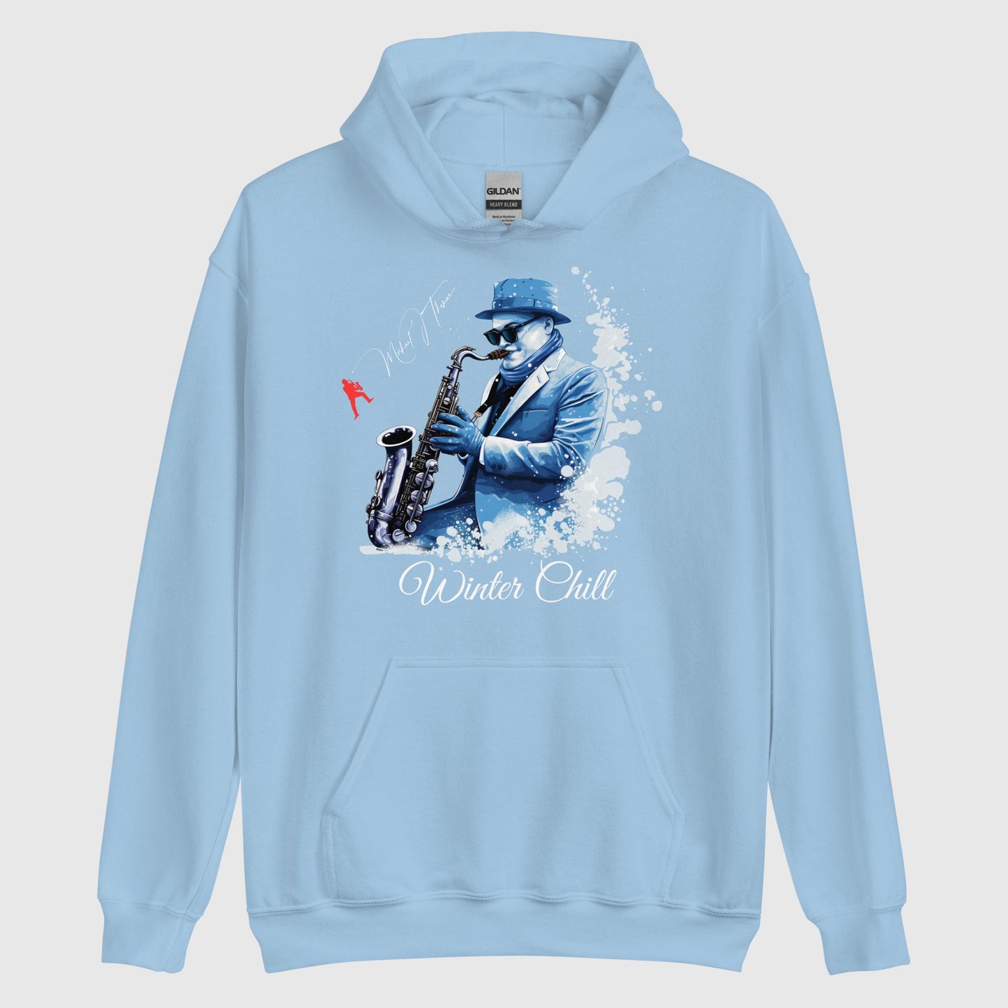 Winter Chill Unisex Hoodie (Light Blue)