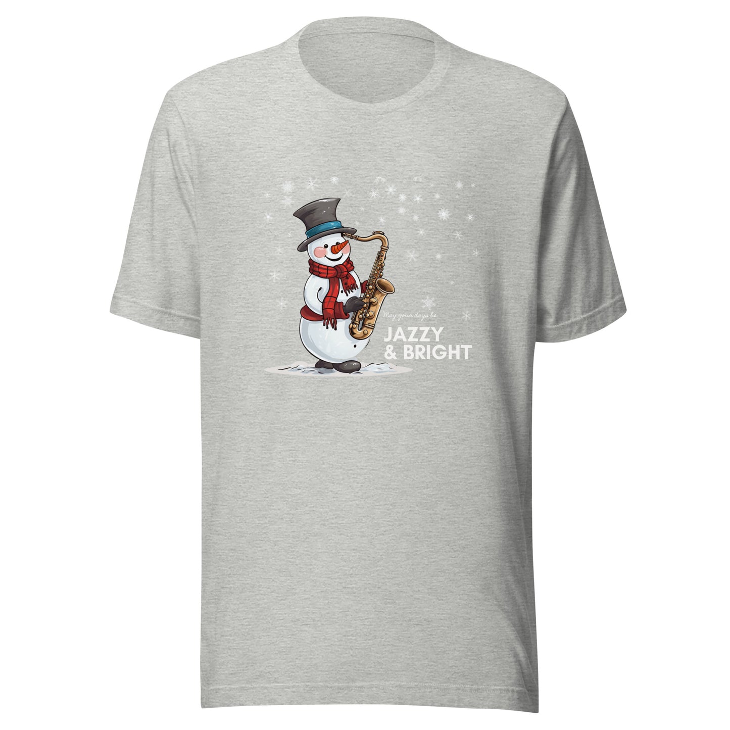 Snowman Jazzy & Bright Unisex t-shirt