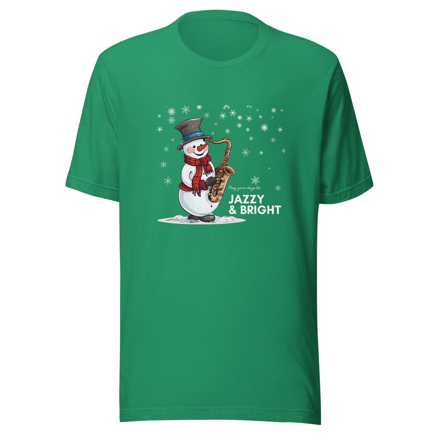 Snowman Jazzy & Bright Unisex t-shirt