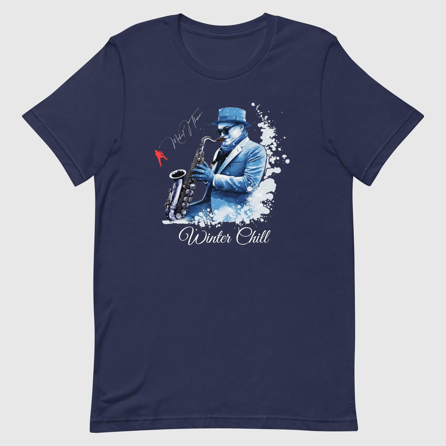 Navy Blue WINTER CHILL UNISEX T-SHIRT