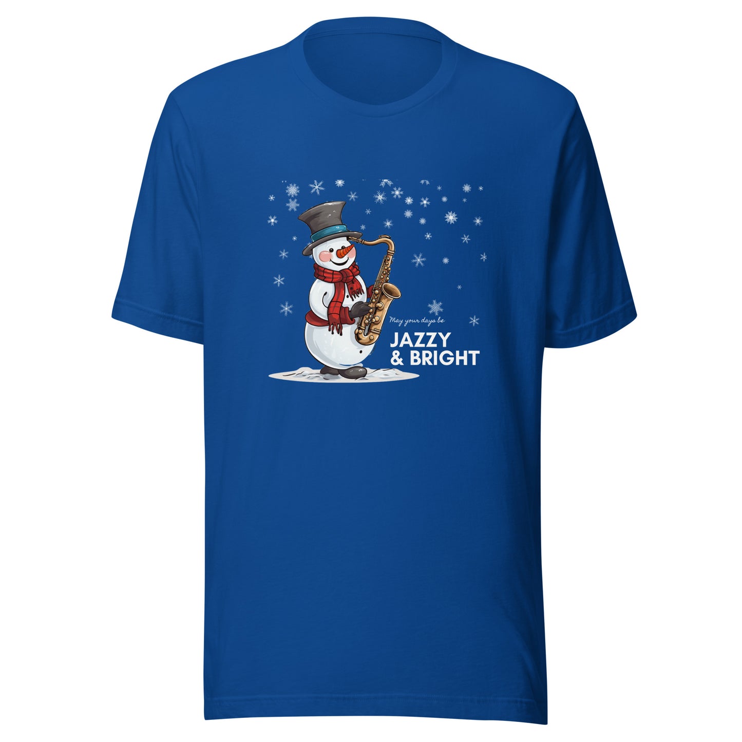 Snowman Jazzy & Bright Unisex t-shirt