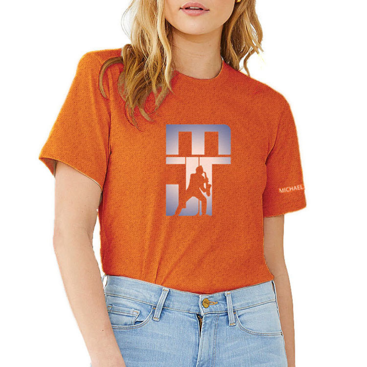 MJT LOGO'D - UNISEX T-SHIRT, BURNT ORANGE