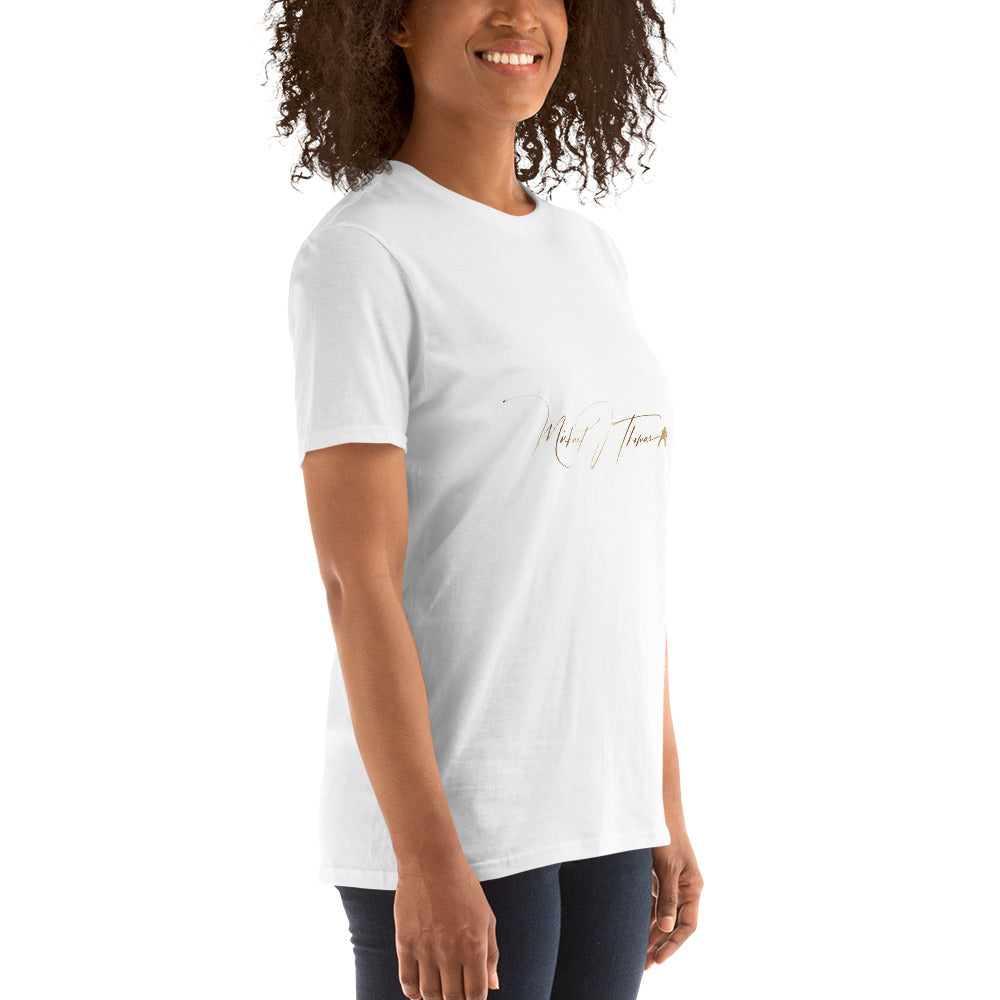 Michael J Thomas Gold Signature Short-Sleeve Unisex T-Shirt (Available In More Colors)