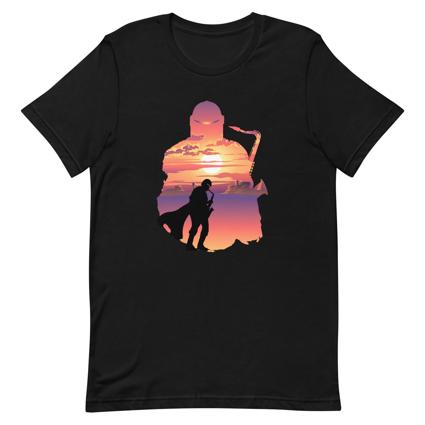 Saxalorian Sunset Unisex t-shirt