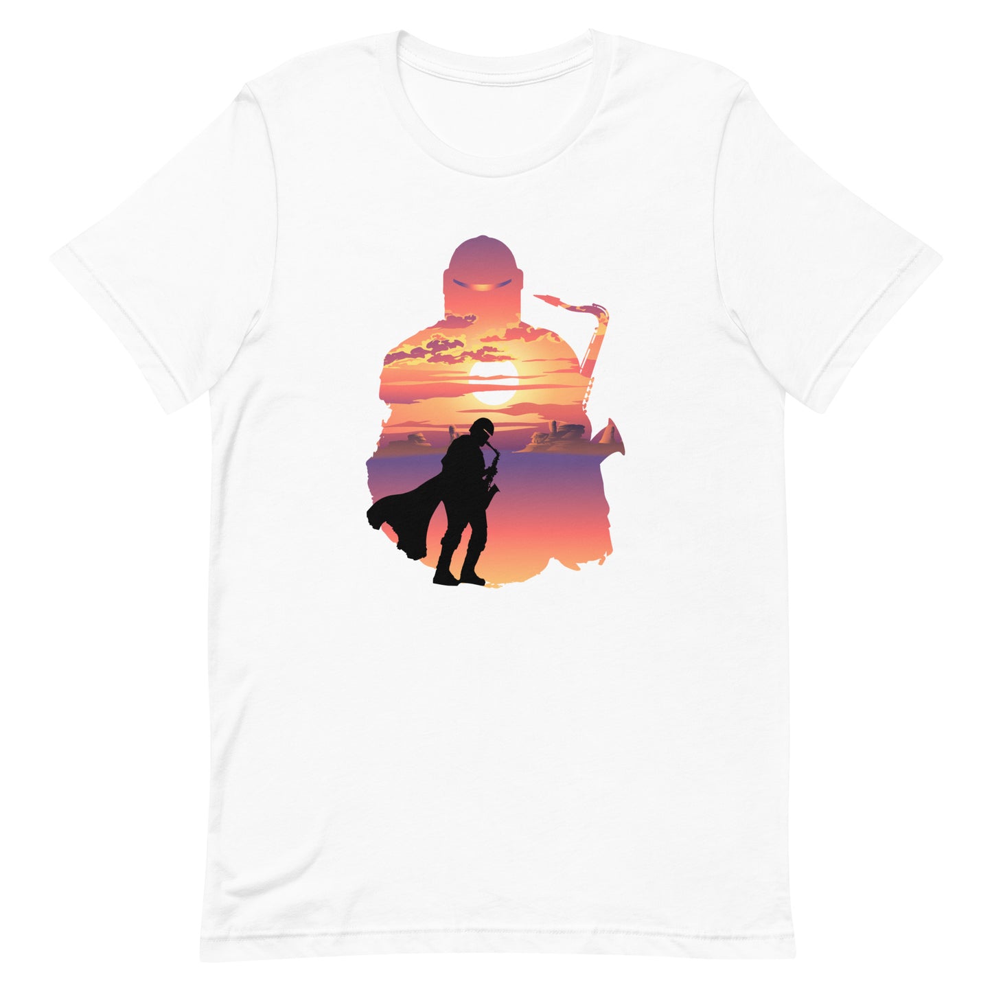 Saxalorian Sunset Unisex t-shirt