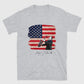 MJT SIGNATURE UNISEX T-SHIRT - USA FLAG (Sport Grey)