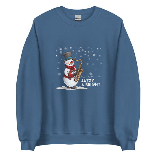 Snowman Jazzy & Bright Unisex Sweatshirt