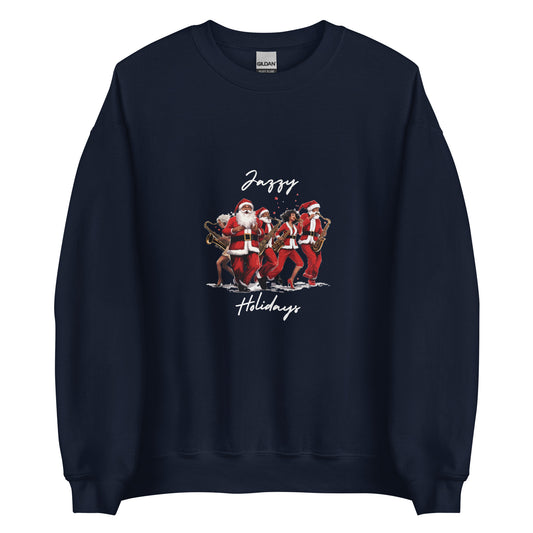 Santa Band Jazzy Holidays Unisex Sweatshirt