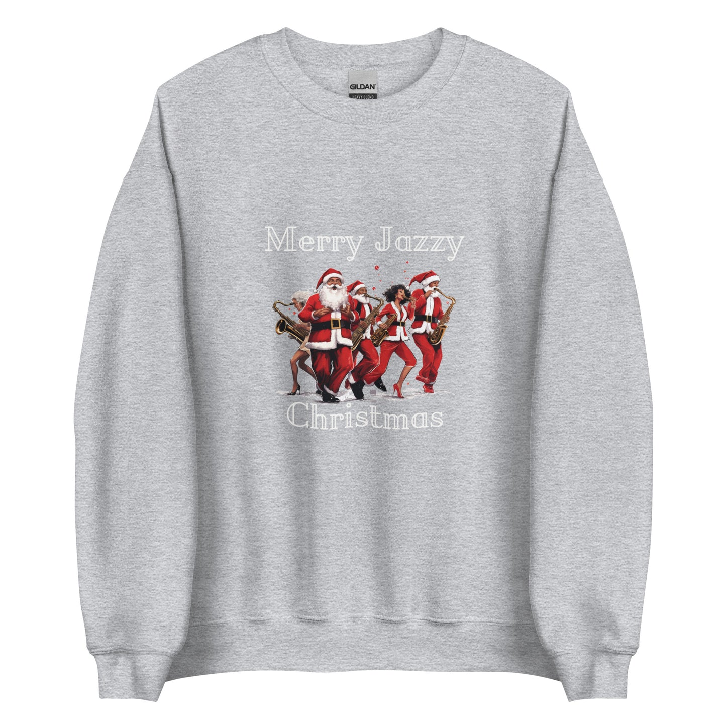 Santa Band Merry Jazzy Christmas Unisex Sweatshirt