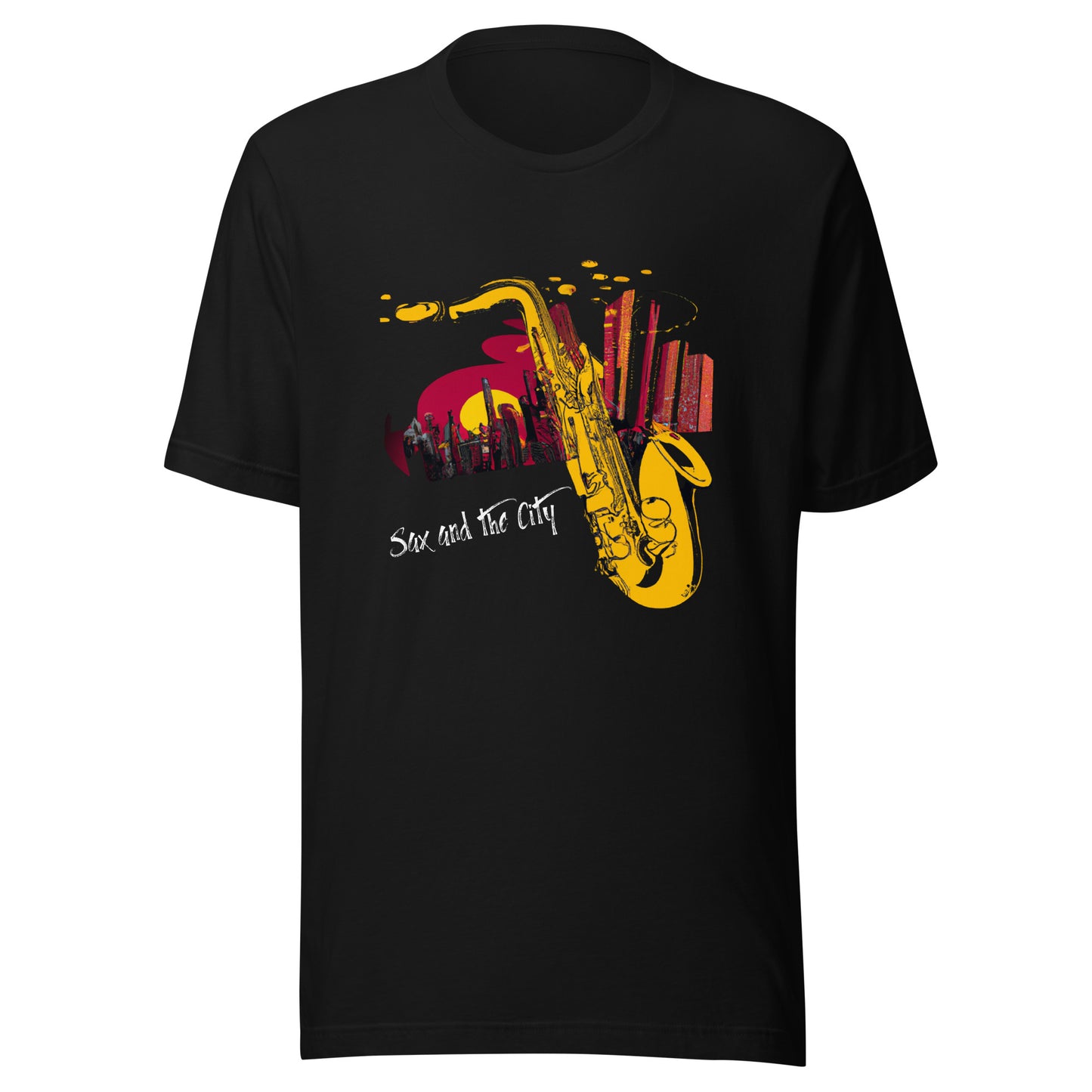 Sax and The City Unisex t-shirt