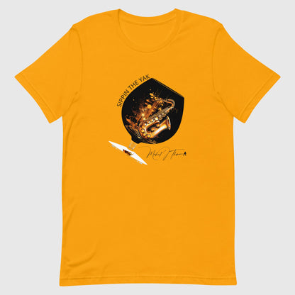 SIPPIN THE YAK GOLD UNISEX T-SHIRT