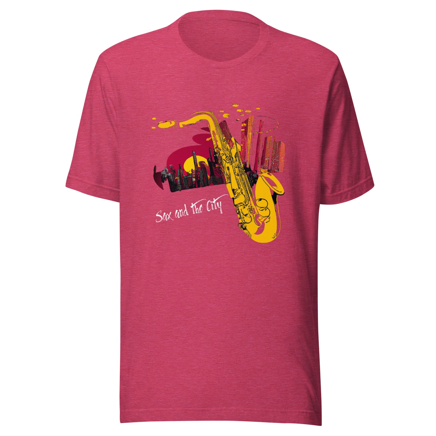 Sax and The City Unisex t-shirt
