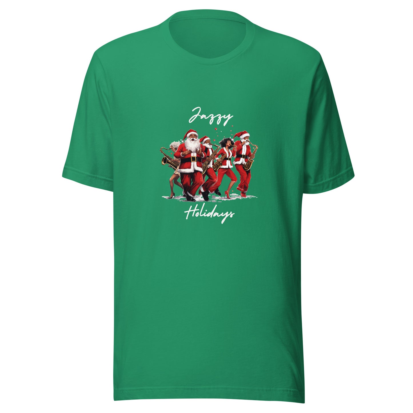 Santa Band Jazzy Holidays Unisex t-shirt