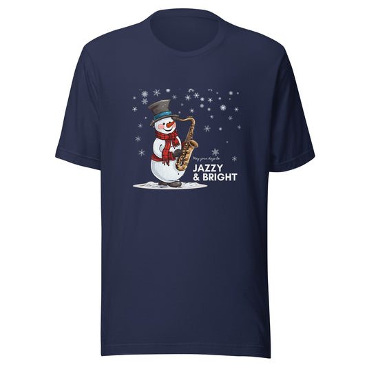 Snowman Jazzy & Bright Unisex t-shirt