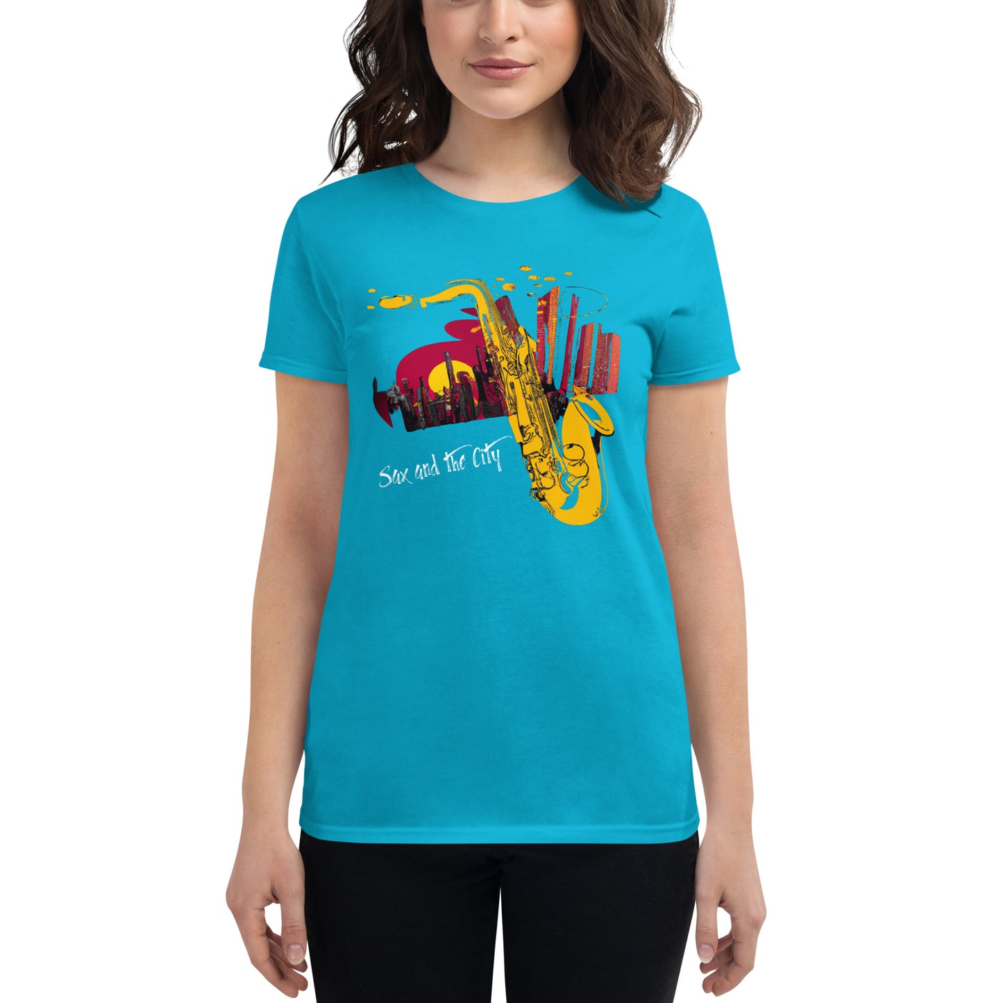 Sax and The City Women's short sleeve t-shirt