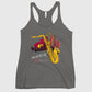 SAX AND THE CITY WOMEN'S RACERBACK TANK (Premium Heather)