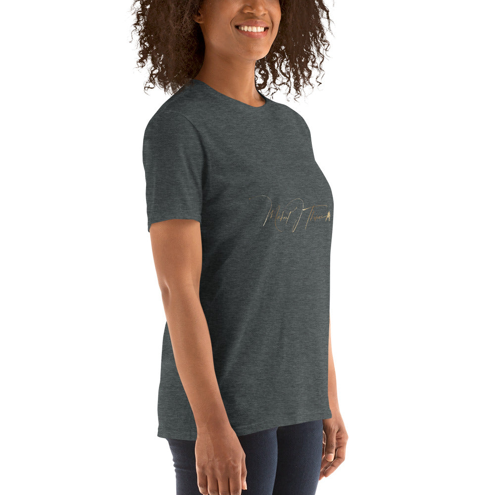 Michael J Thomas Gold Signature Short-Sleeve Unisex T-Shirt (Available In More Colors)